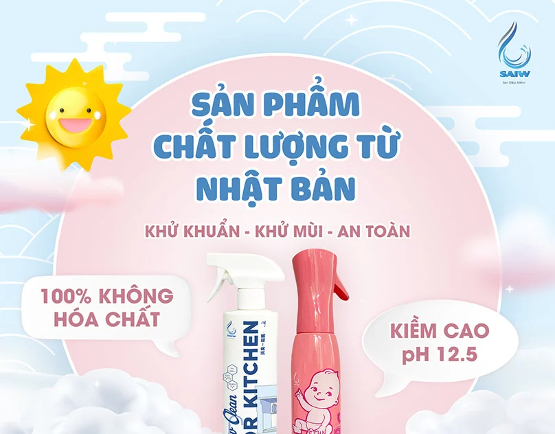 Ads post nước tẩy rửa SAIW — artwork by Leo Tùng